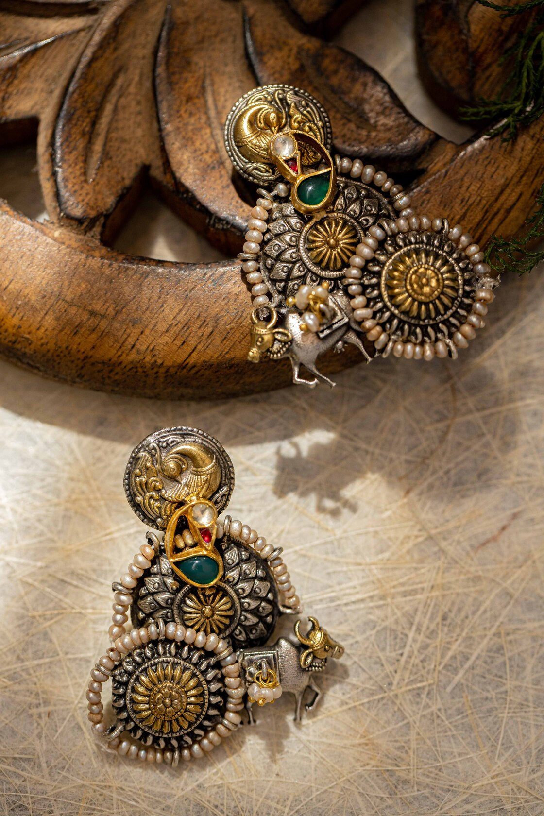 ritzy-dual-tone-silver-earringsRitzy Dual Tone Silver EarringsTapri IndiaDUAL TONE, EARRINGS, EARRINGS DUAL TONE
