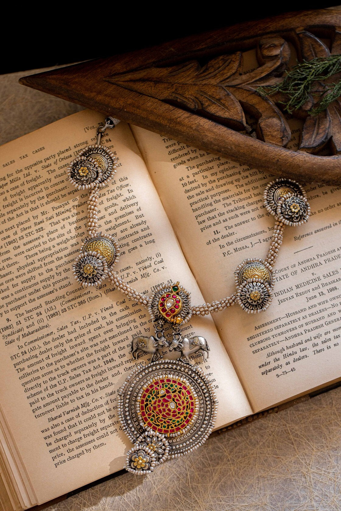 Sale Ysx Ysx Jewelry Company Glorious Two Tone Silver Necklace – Tapri India