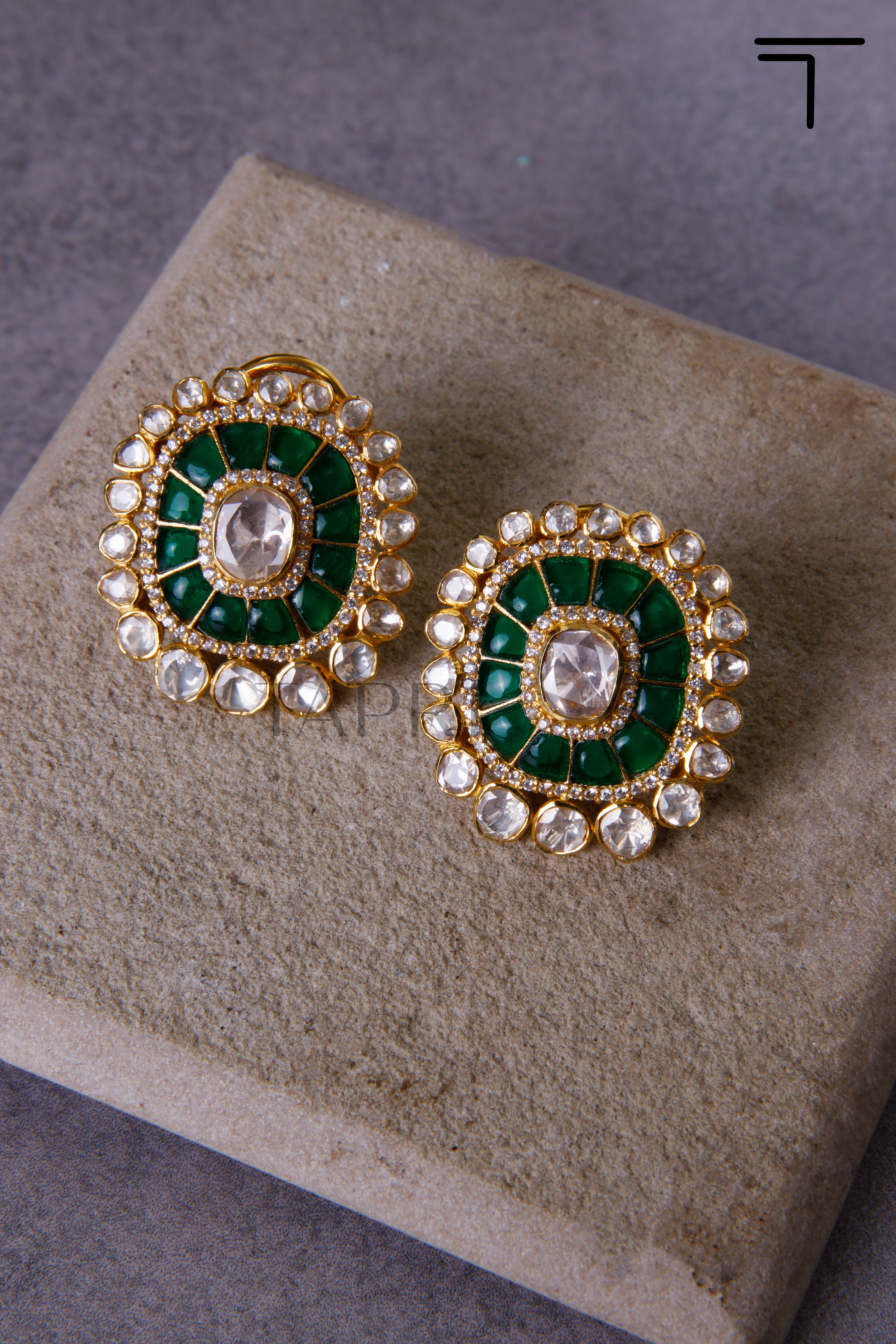 ruhi-moissanite-polki-earringsRuhi Moissanite Polki EarringsTapri IndiaMOISSANITE POLKI, EARRINGS, EARRINGS MOISSANITE POLKI