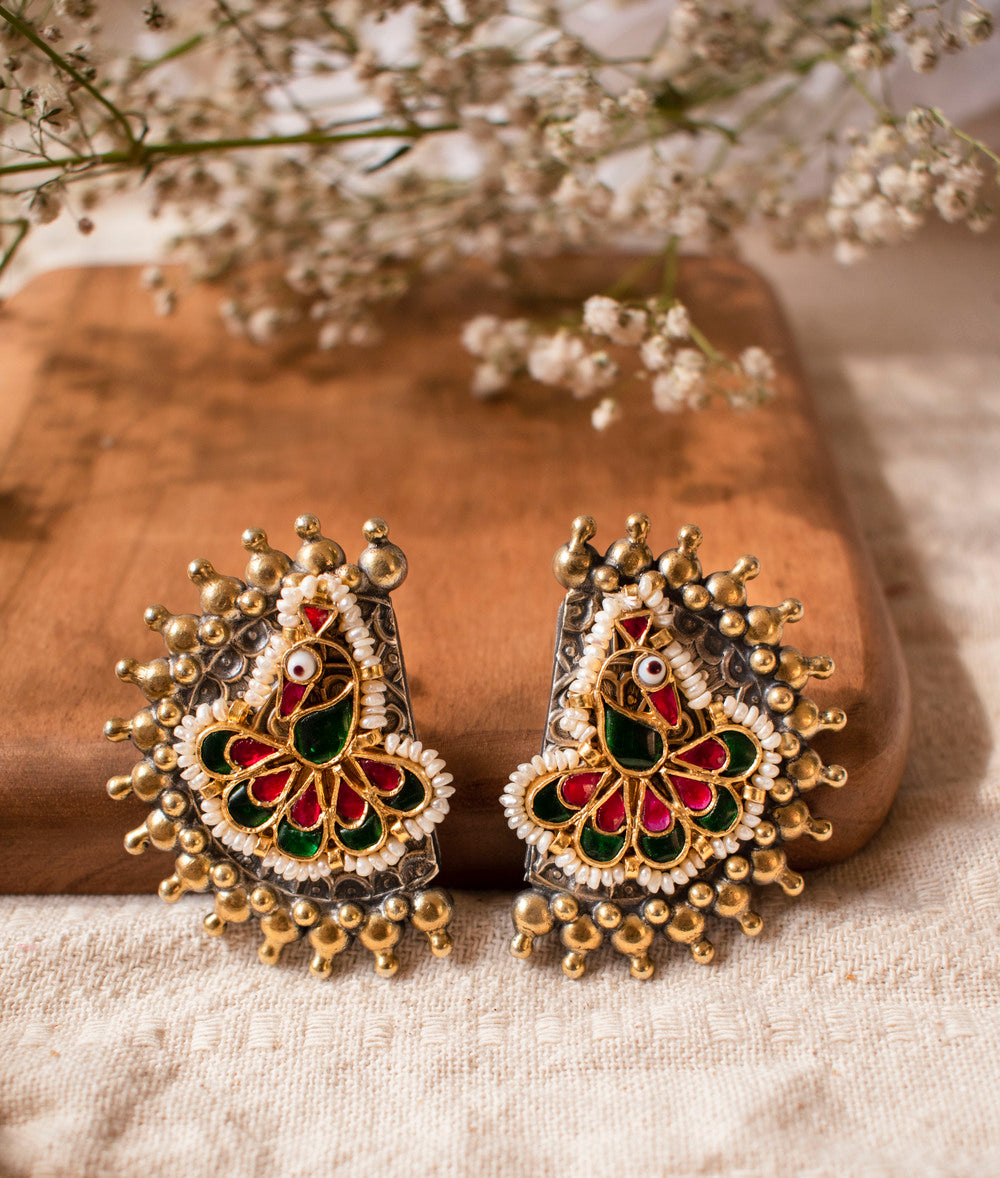 agni-dual-tone-earrings