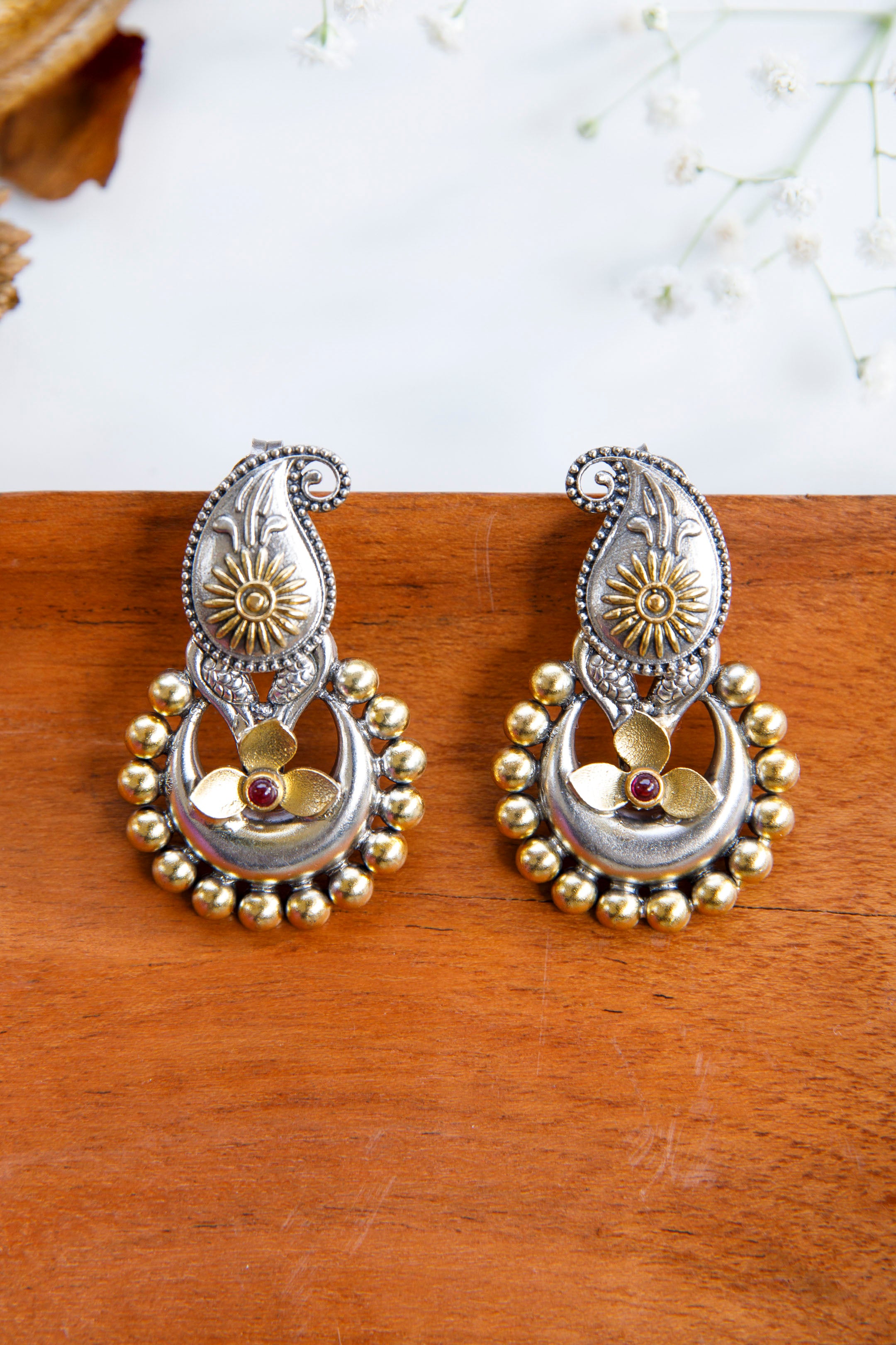 ashley-dreamy-two-tone-earringsAshley Dreamy Two Tone EarringsTapri IndiaDUAL TONE, EARRINGS, EARRINGS DUAL TONE