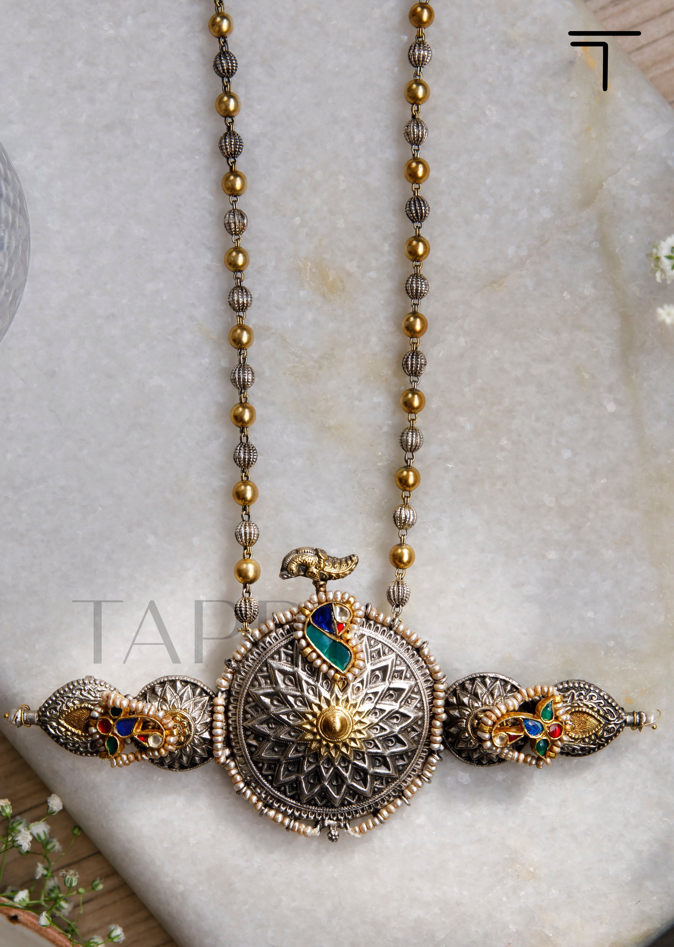 saima-dual-tone-necklace