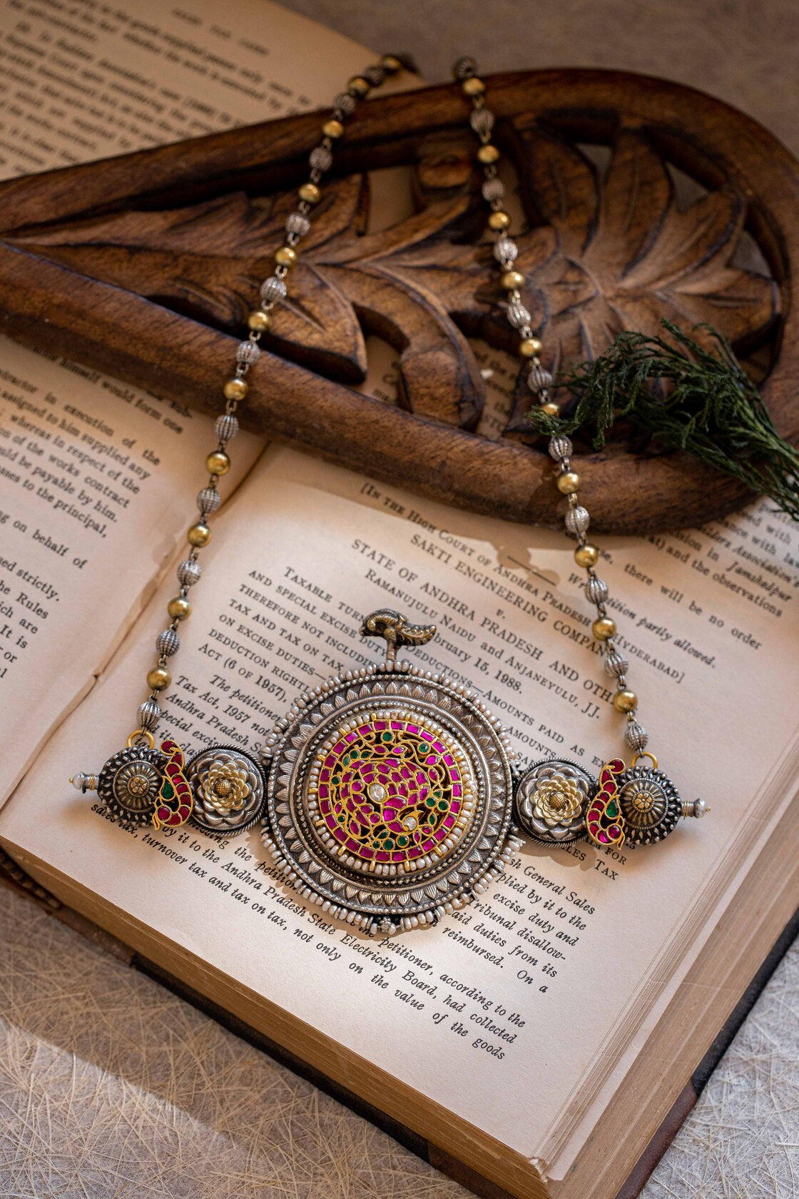 adwitiya-two-tone-silver-pendantAdwitiya Two Tone Silver PendantTapri IndiaDUAL TONE, PENDANTS, PENDANTS DUAL TONE