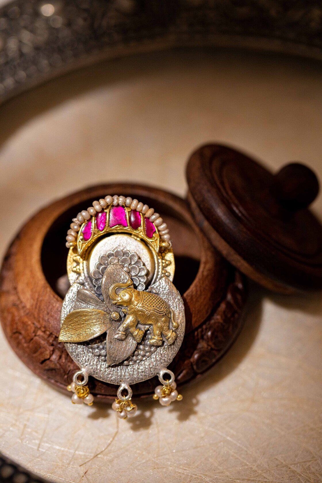 handcrafted-dual-tone-silver-ringHandcrafted Dual Tone Silver RingTapri IndiaDUAL TONE, RINGS, RINGS DUAL TONE