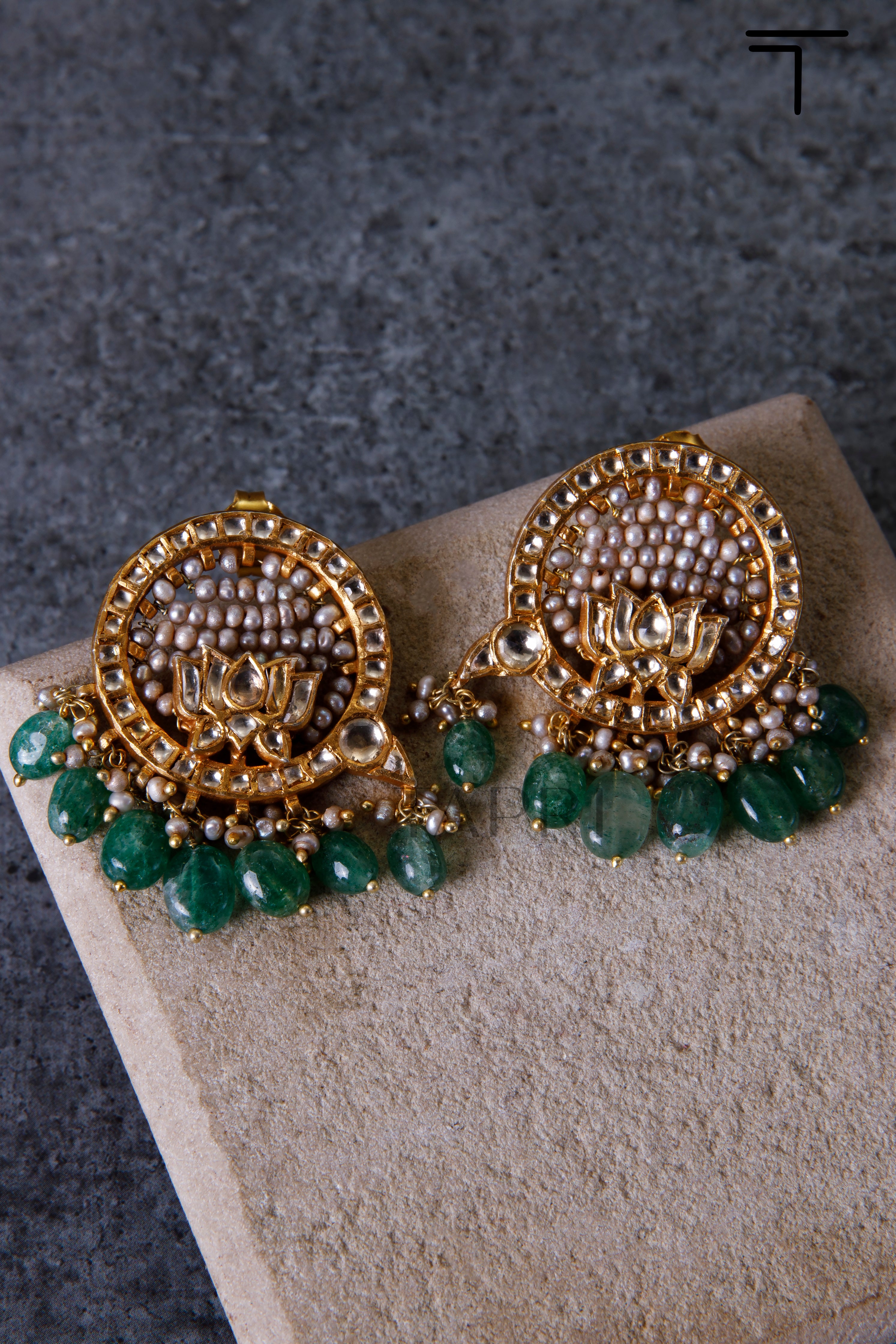 kanika-heritage-handcrafted-kundan-earringsKanika Heritage Handcrafted Kundan EarringsTapri IndiaHERITAGE, EARRINGS, EARRINGS HERITAGE