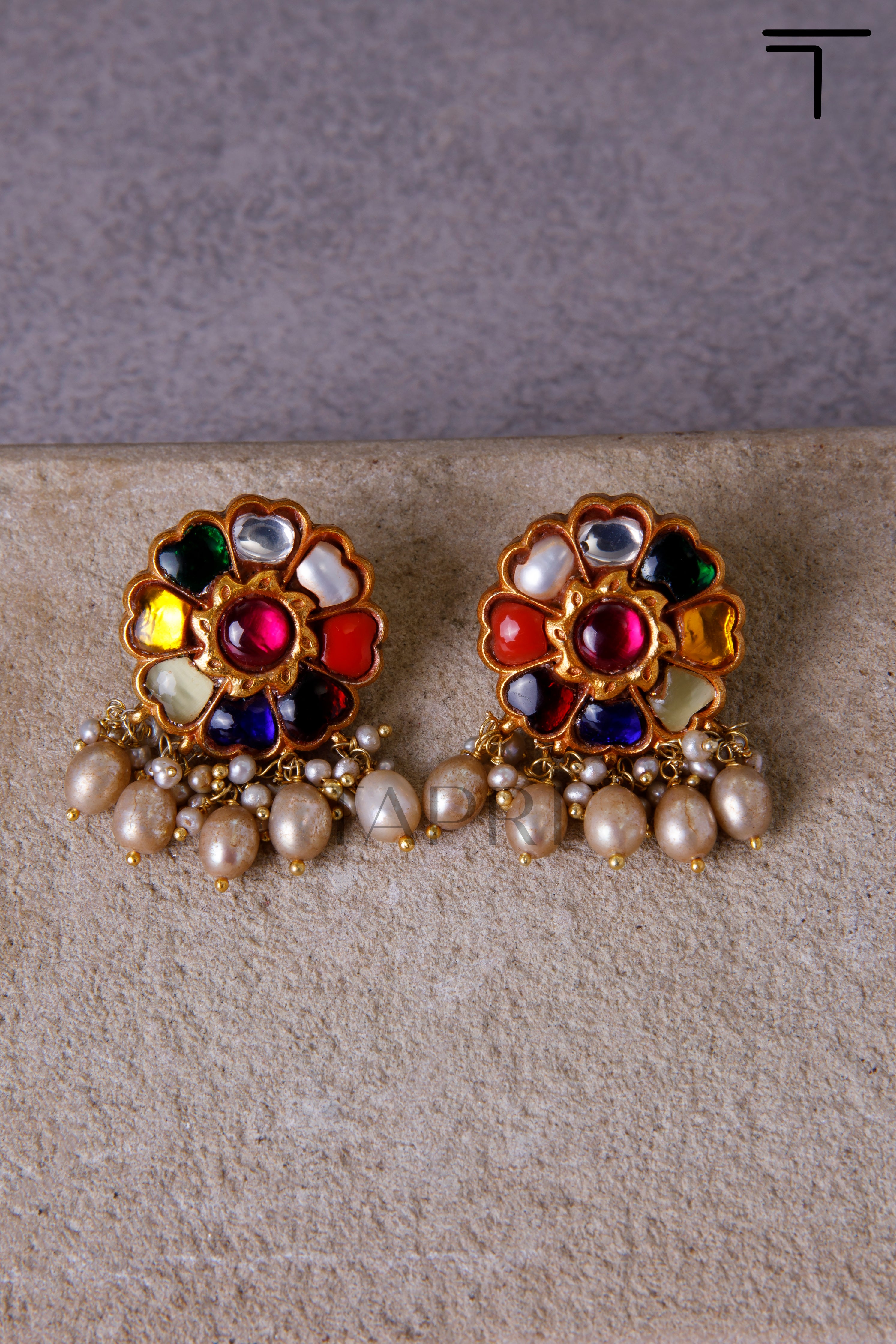 poorvi-navratna-kundan-earringsPoorvi Navratna Kundan EarringsTapri IndiaKUNDAN/NAGAS, EARRINGS, EARRINGS KUNDAN/NAGAS