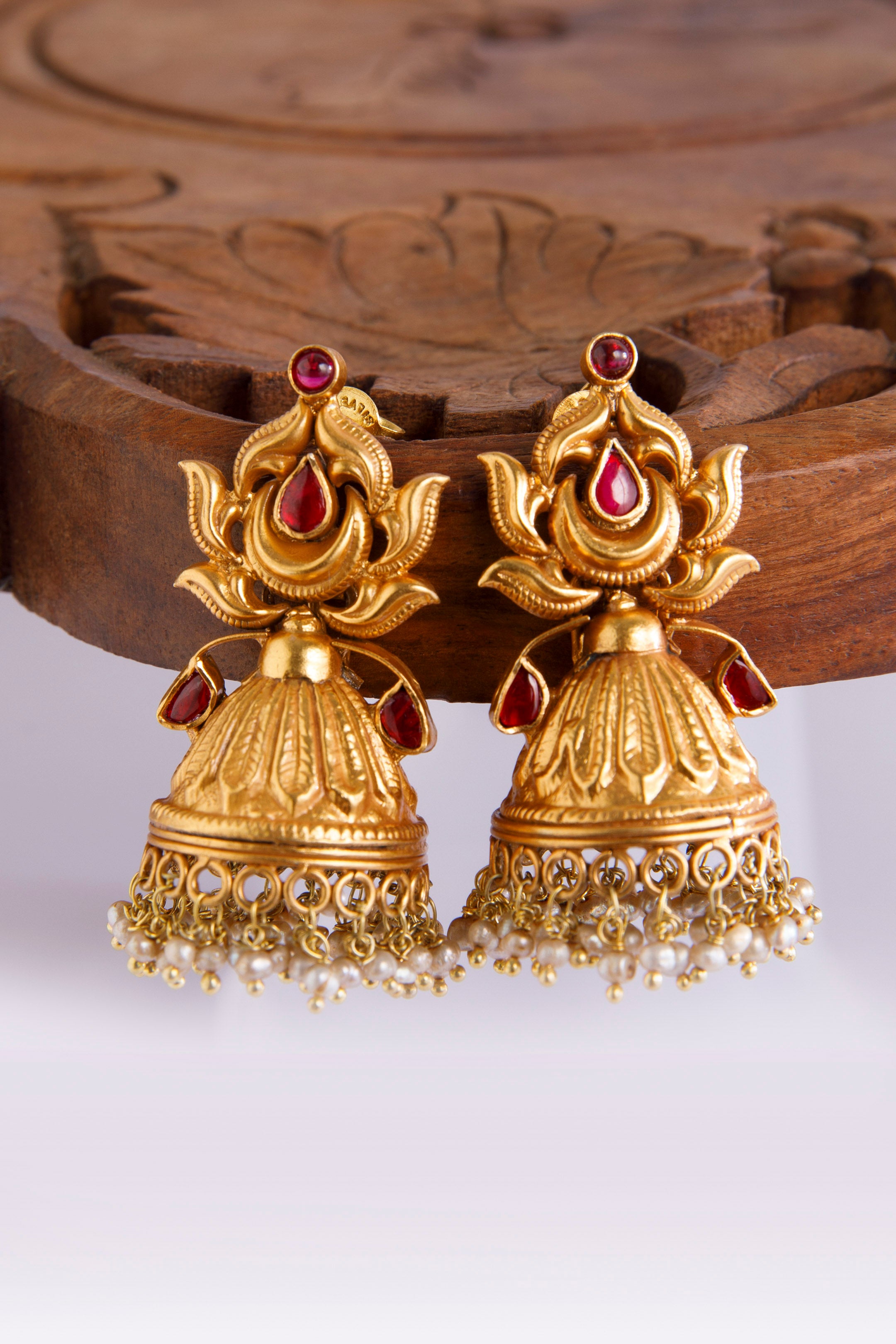 manushi-heritage-kundan-jhumkasManushi Heritage Kundan JhumkasTapri IndiaHERITAGE, EARRINGS, EARRINGS HERITAGE