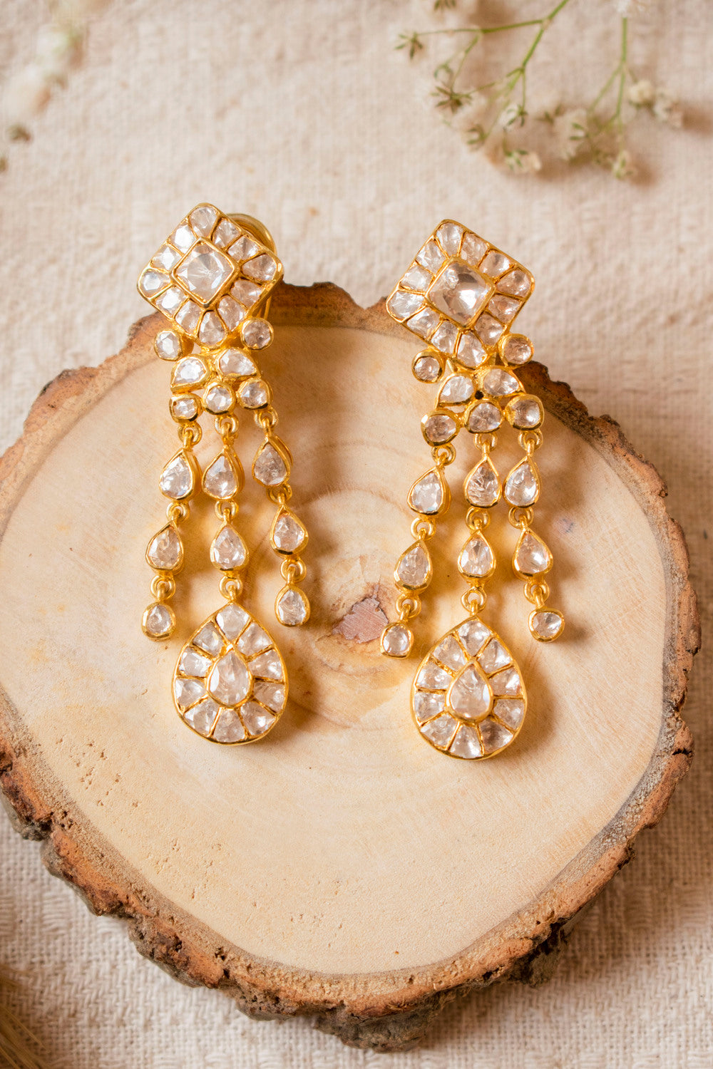 priyamani-moissanite-polki-earringsPriyamani Moissanite Polki EarringsTapri IndiaMOISSANITE POLKI, EARRINGS, EARRINGS MOISSANITE POLKI