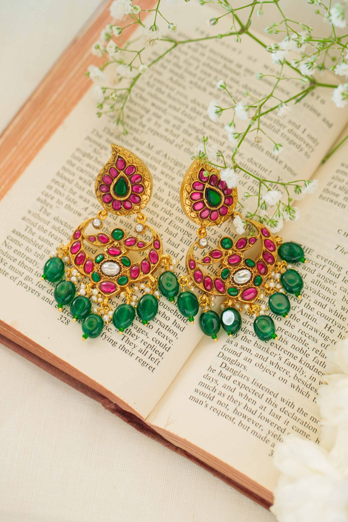 stunning-handcrafted-kundan-earringsStunning Handcrafted Kundan EarringsTapri IndiaKUNDAN/NAGAS, EARRINGS, EARRINGS KUNDAN/NAGAS