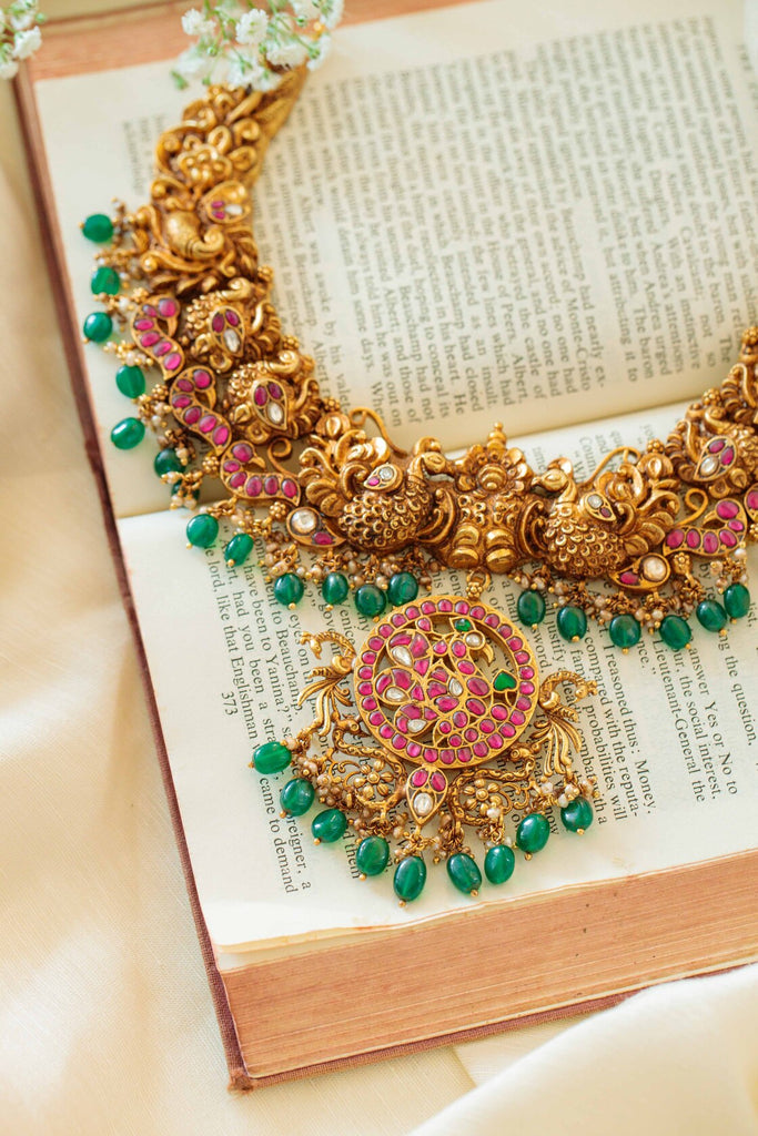 Anga Nakash Kundan Necklace – Tapri India