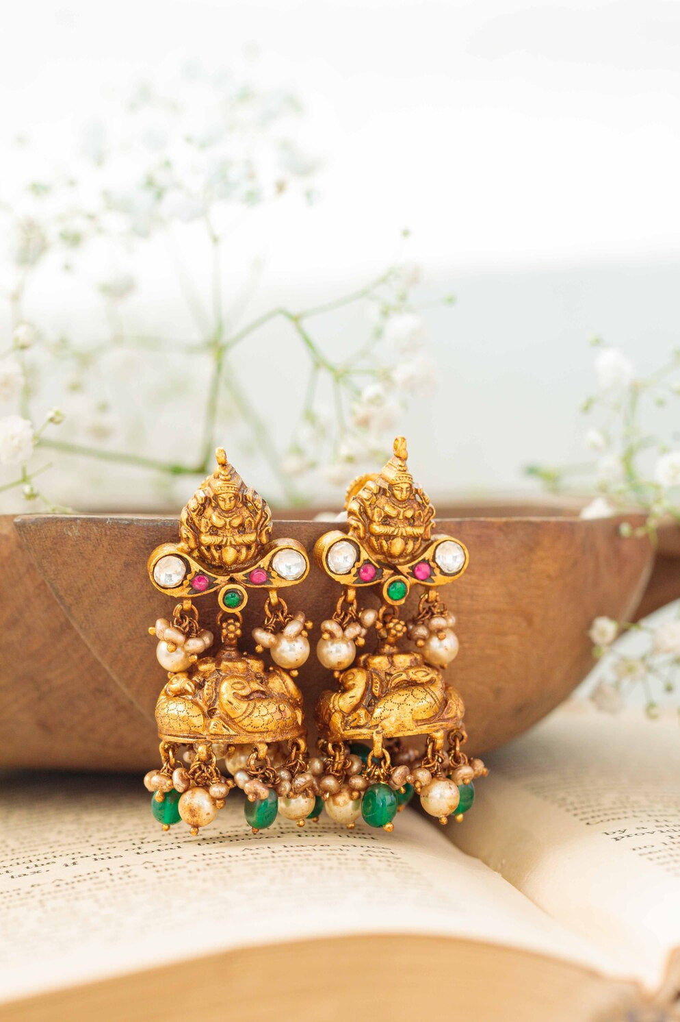 artistic-kundan-jhumkasArtistic Kundan JhumkasTapri IndiaKUNDAN/NAGAS, EARRINGS, EARRINGS KUNDAN/NAGAS