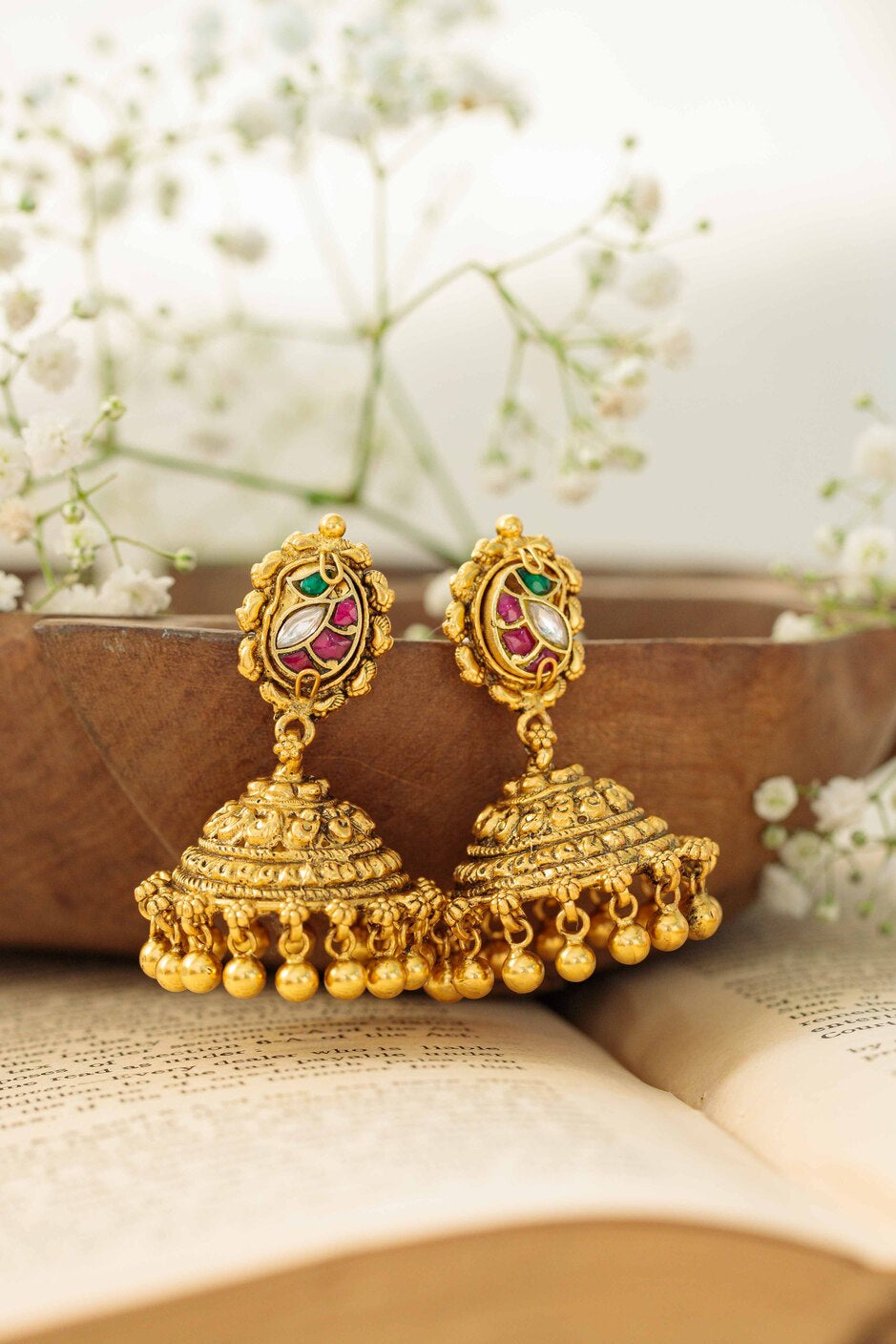 artistic-kundan-jhumkas-1Artistic Kundan JhumkasTapri IndiaKUNDAN/NAGAS, EARRINGS, EARRINGS KUNDAN/NAGAS