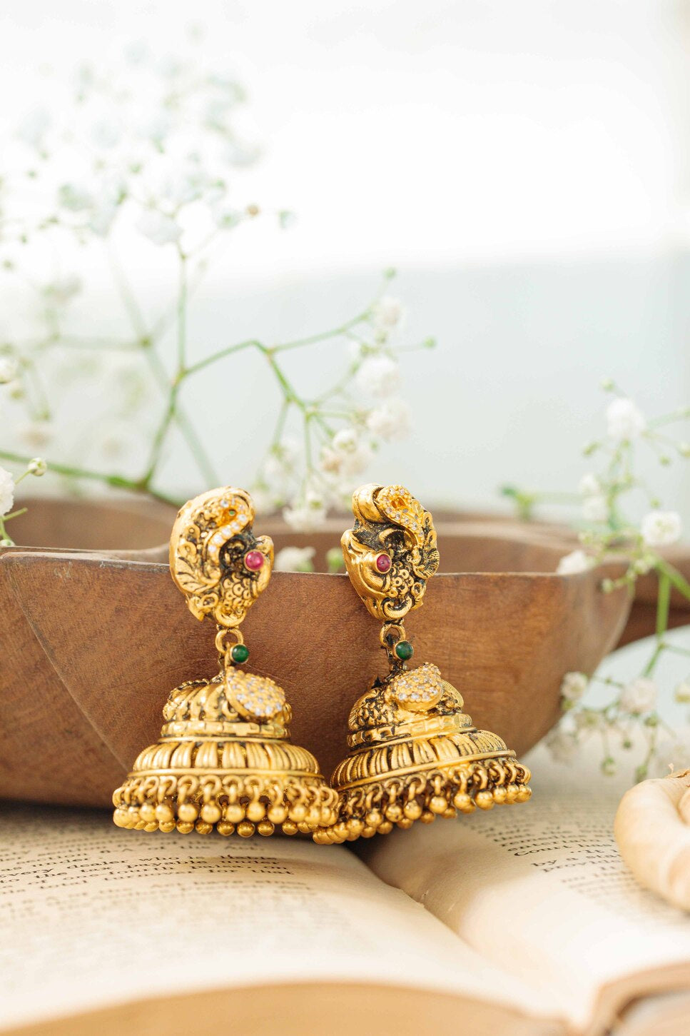 devi-stone-work-jhumkasDevi Stone Work JhumkasTapri IndiaKUNDAN/NAGAS, EARRINGS, EARRINGS KUNDAN/NAGAS