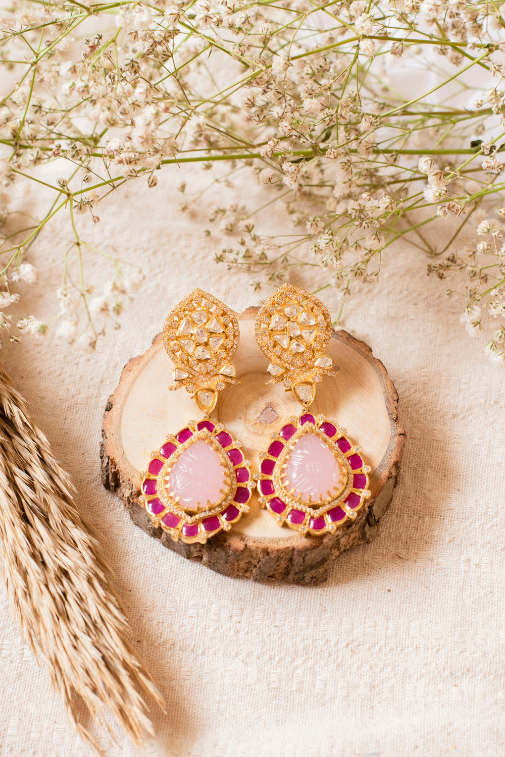 rani-moissanite-polki-earrings