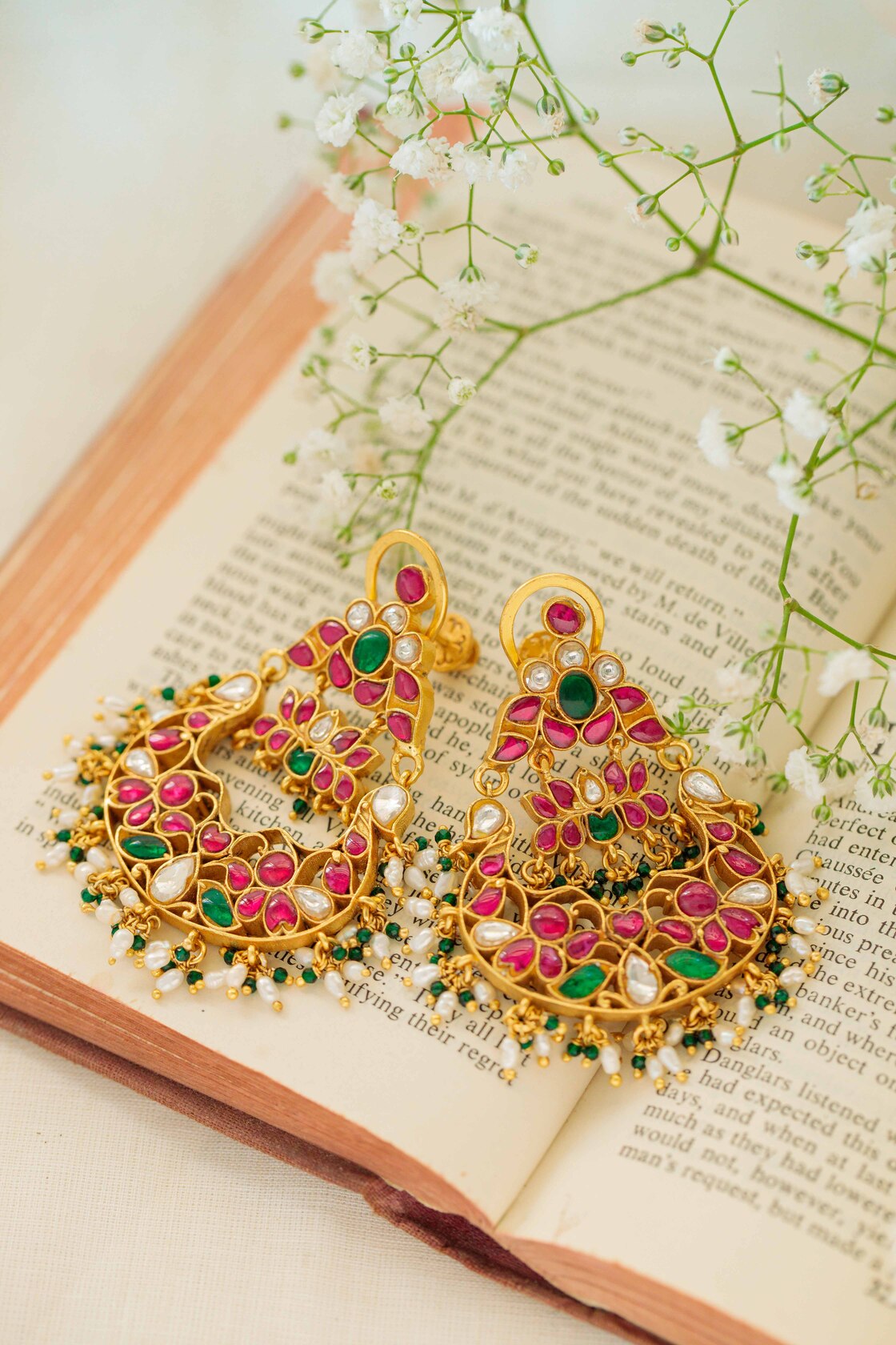 classic-kundan-earringsClassic Kundan EarringsTapri IndiaKUNDAN/NAGAS, EARRINGS, EARRINGS KUNDAN/NAGAS